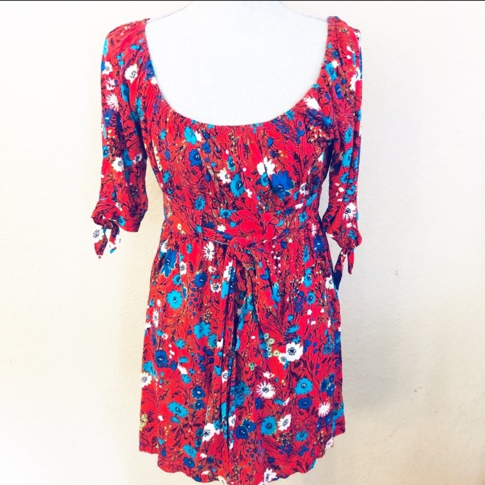 Anthropologie Ric Rac Off the shoulder dress sz L